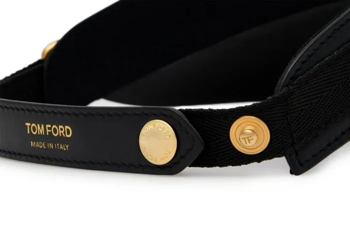Men Small Leather Goods Tom Ford Smooth Leather Visor Men Small Leather Goods Tom Ford Smooth Leather Visor