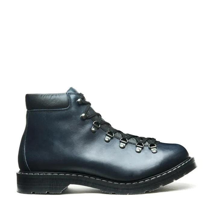 Men Solovair Hiker Boots Navy Gaucho Urban Hiker