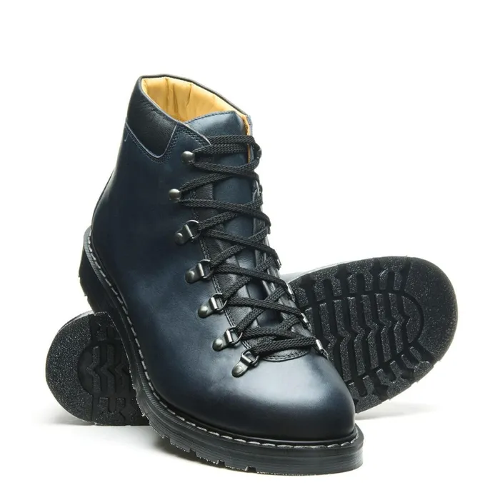 Men Solovair Hiker Boots Navy Gaucho Urban Hiker