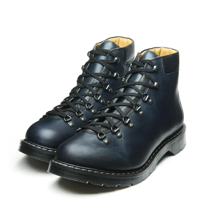 Men Solovair Hiker Boots Navy Gaucho Urban Hiker