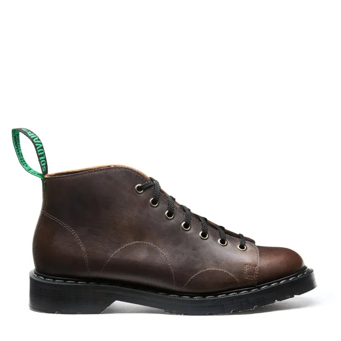 Men Solovair Monkey Boots Gaucho Crazy Horse Monkey Boot