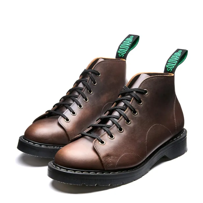 Men Solovair Monkey Boots Gaucho Crazy Horse Monkey Boot