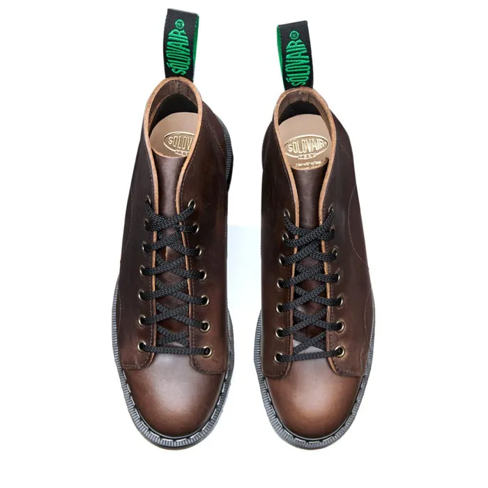 Men Solovair Monkey Boots Gaucho Crazy Horse Monkey Boot