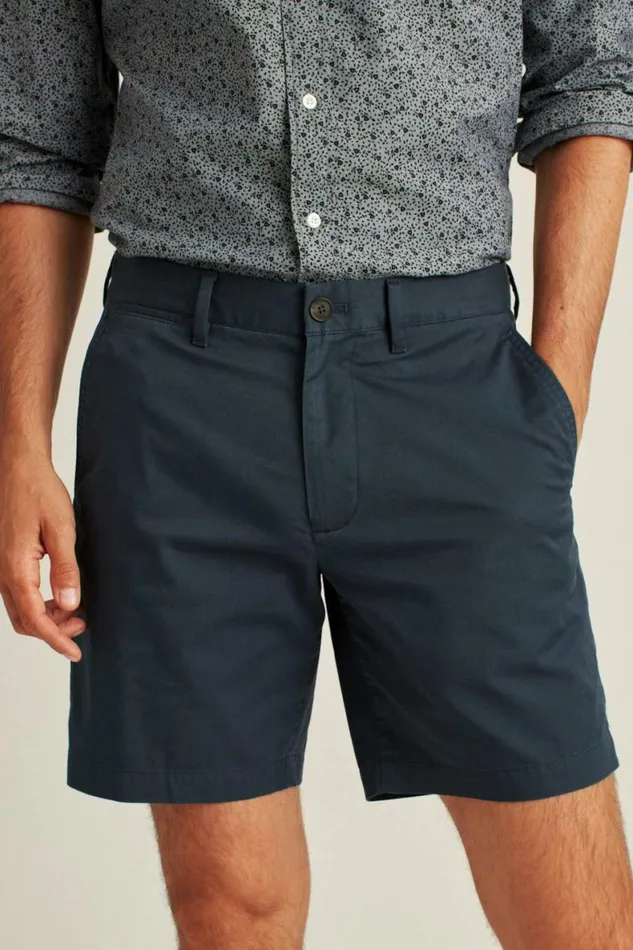 Men Stretch Lightweight Chino Shorts French Navy Bonobos Chino Shorts