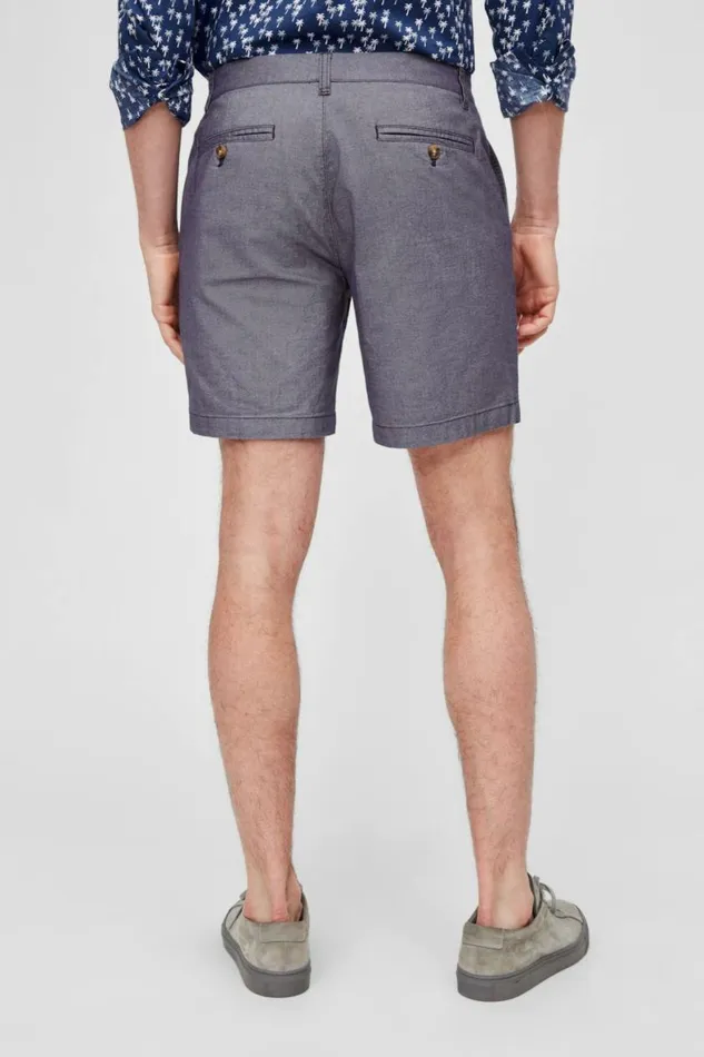Men Stretch Lightweight Chino Shorts Navy Oxford Bonobos Chino Shorts