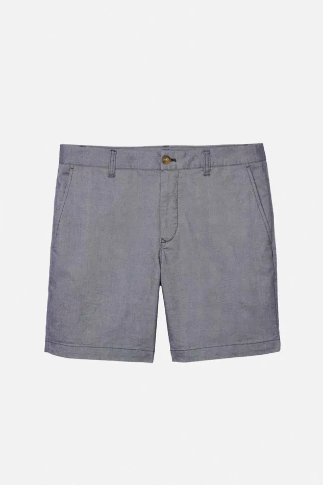 Men Stretch Lightweight Chino Shorts Navy Oxford Bonobos Chino Shorts