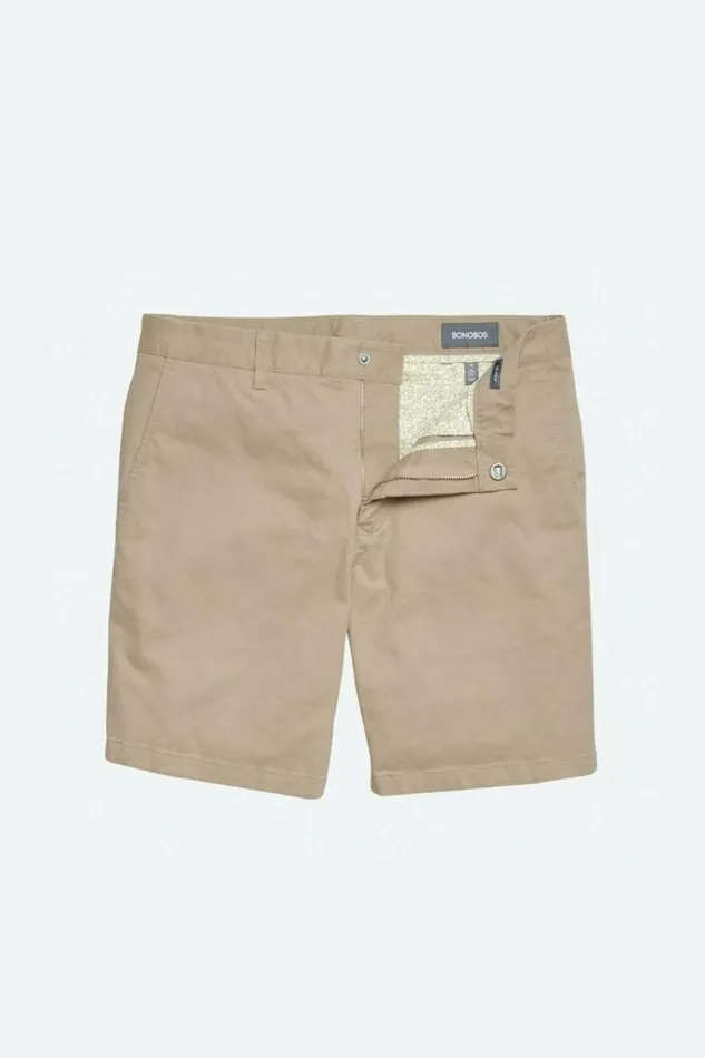Men Stretch Washed Chino Shorts Khaki Bonobos Chino Shorts