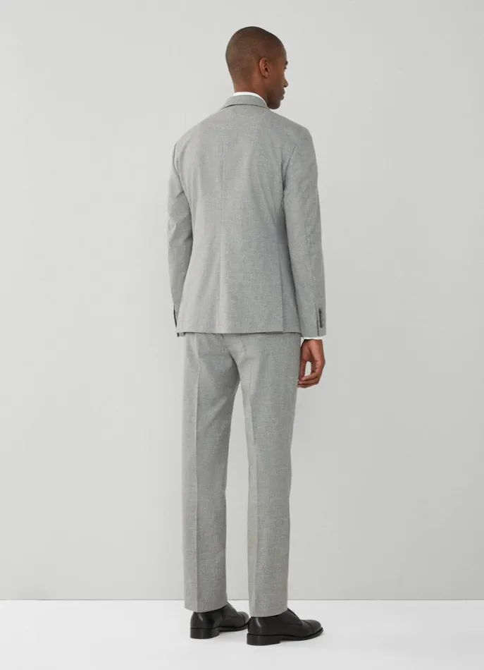 Men Suits Hackett London Prince Of Wales Checked Suit Mid Grey