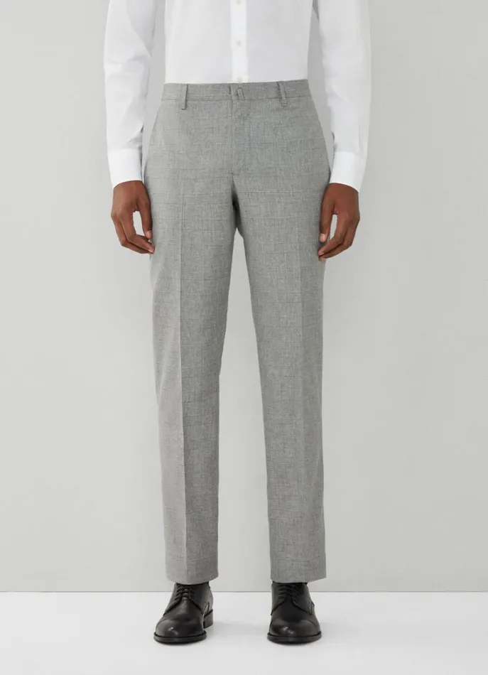 Men Suits Hackett London Prince Of Wales Checked Suit Mid Grey