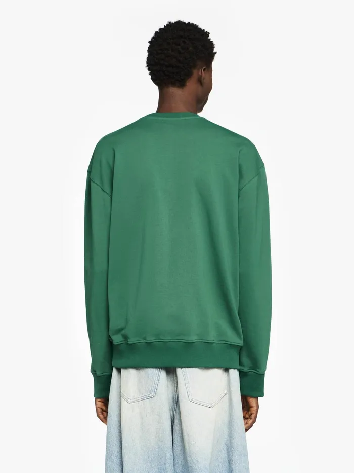 Men Sweatshirts and Hoodies JW Anderson SWEATSHIRT WITH EMBROIDERED LOGO Forest Green Men Sweatshirts and Hoodies JW Anderson SWEATSHIRT WITH EMBROIDERED LOGO Forest Green