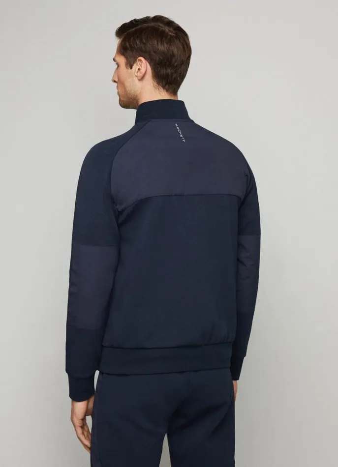 Men Sweatshirts Hackett London Aston Martin Sports Jacket Navy
