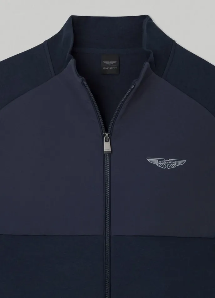 Men Sweatshirts Hackett London Aston Martin Sports Jacket Navy