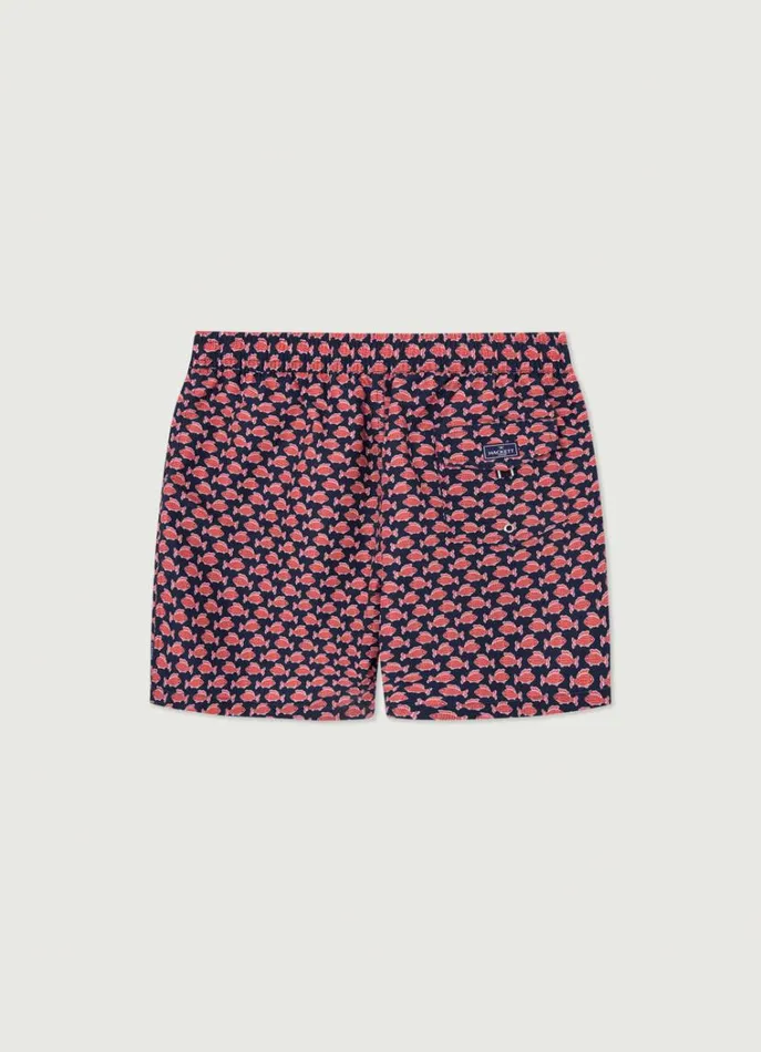 Men Swimwear Hackett London Fish Swim Shorts Red