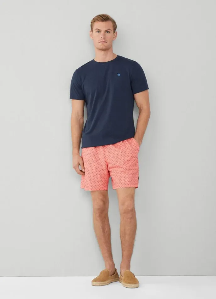 Men Swimwear Hackett London Floral Swim Shorts Mandarin Orange