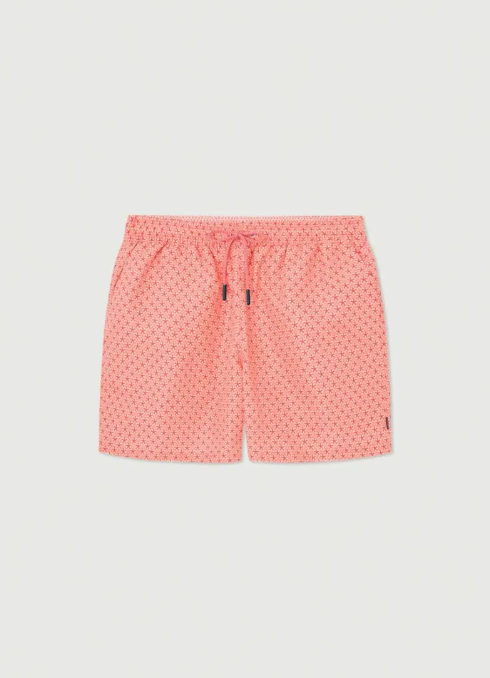 Men Swimwear Hackett London Floral Swim Shorts Mandarin Orange