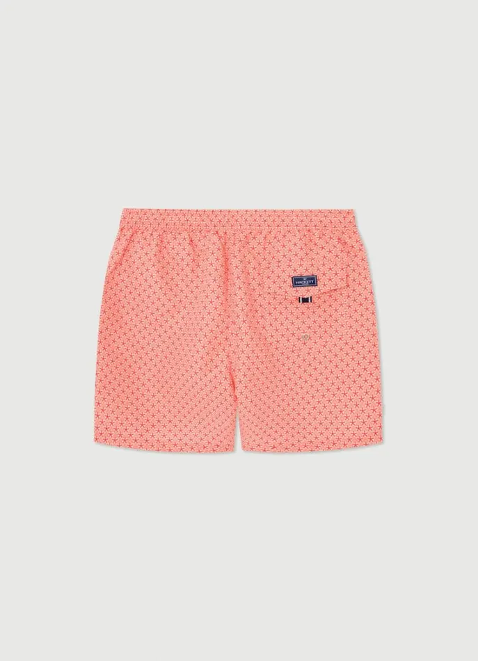 Men Swimwear Hackett London Floral Swim Shorts Mandarin Orange