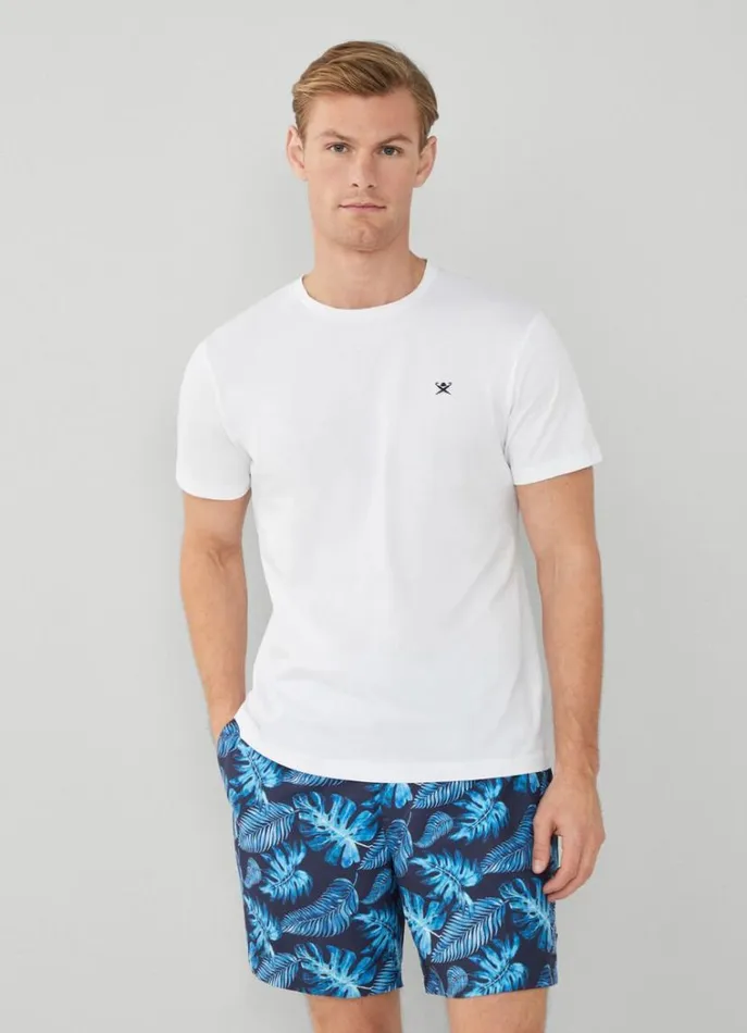 Men Swimwear Hackett London Leaf Swim Shorts Navy