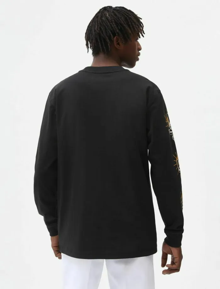 Men TShirts Dickies Bettles Long Sleeve TShirt Black