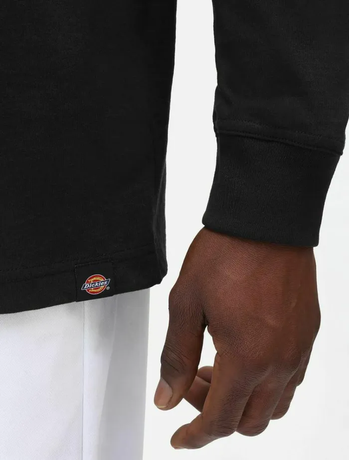 Men TShirts Dickies Bettles Long Sleeve TShirt Black