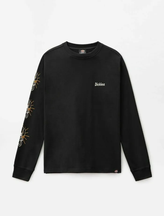 Men TShirts Dickies Bettles Long Sleeve TShirt Black