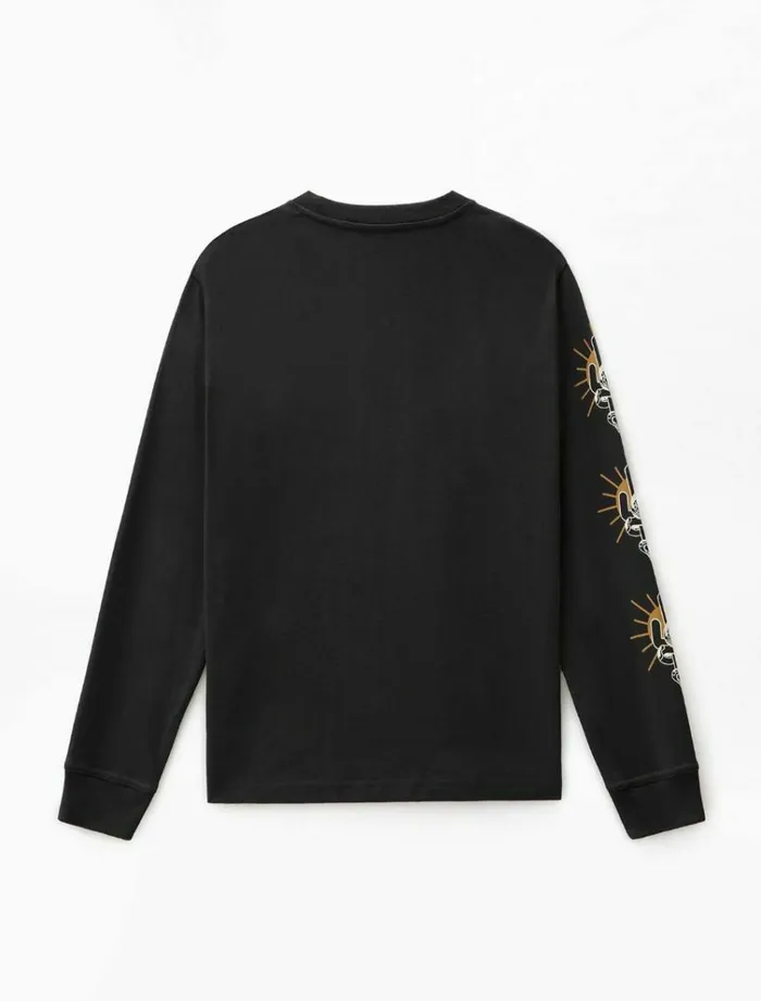 Men TShirts Dickies Bettles Long Sleeve TShirt Black
