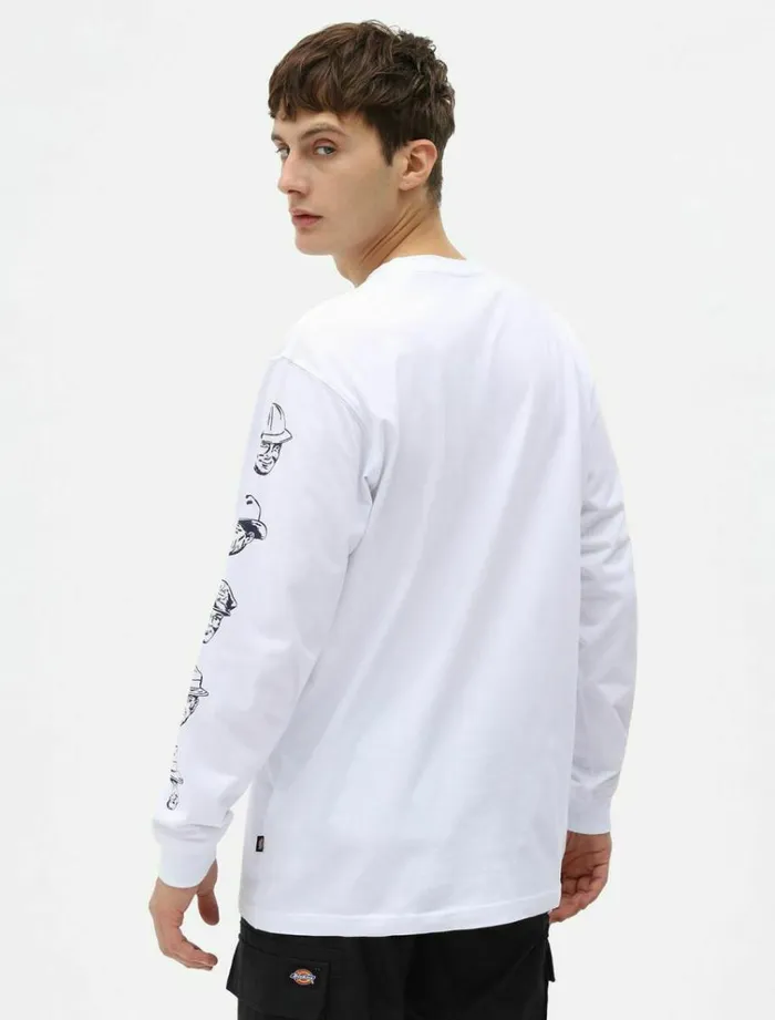Men TShirts Dickies Federal Dam TShirt White