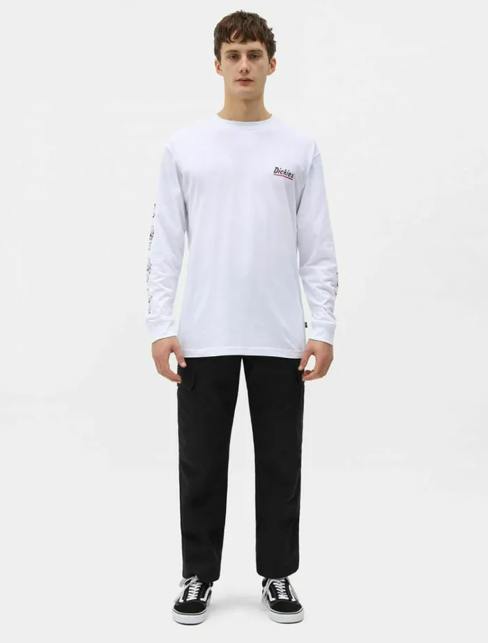 Men TShirts Dickies Federal Dam TShirt White