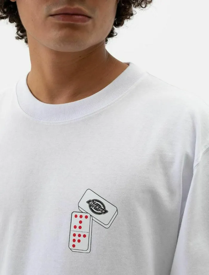 Men TShirts Dickies Jamie Foy Graphic TShirt White
