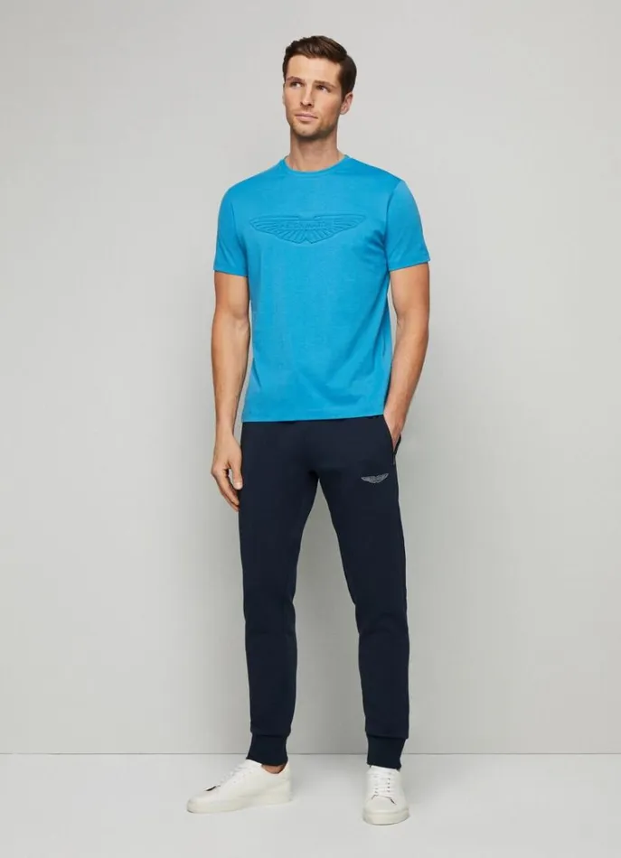 Men Tshirts Hackett London Aston Martin Classic Fit TShirt Hypa Blue