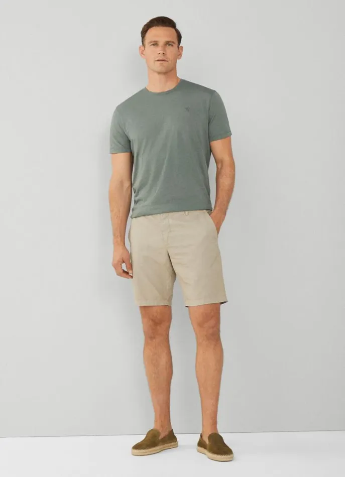 Men Tshirts Hackett London Classic Fit Dyed TShirt Khaki