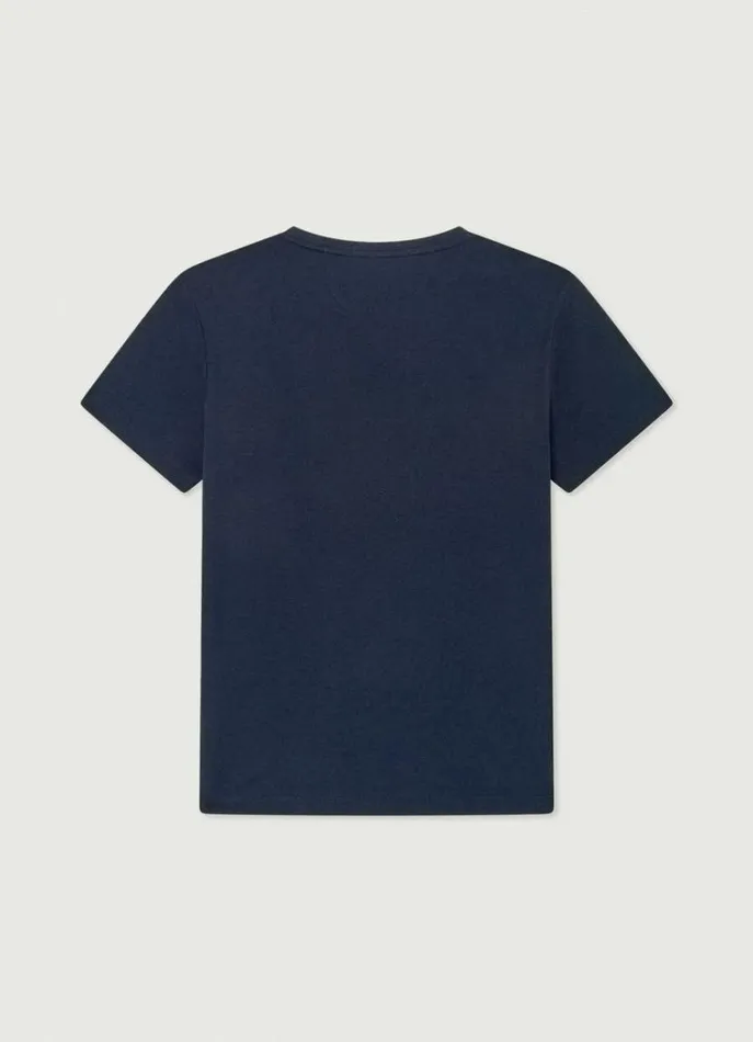Men Tshirts Hackett London Classic Fit TShirt Navy