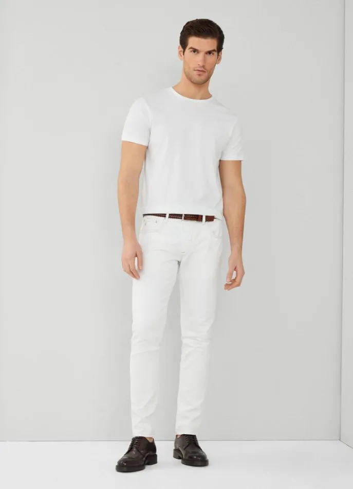 Men Tshirts Hackett London Classic Fit TShirt White