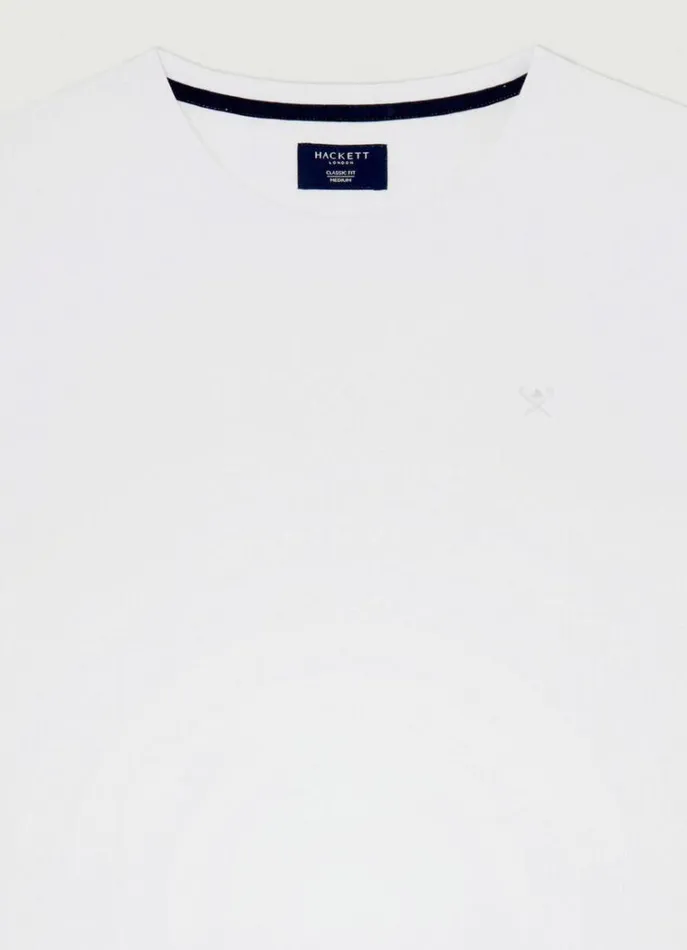 Men Tshirts Hackett London Classic Fit TShirt White