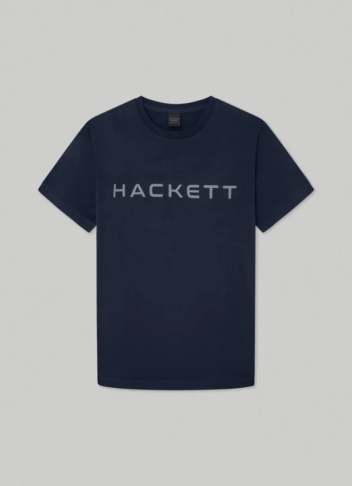 Men Tshirts Hackett London Hackett Sport Classic Fit TShirt Navygrey