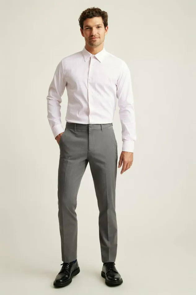 Men Tech Button Down Shirt Pink Bayard Plaid Bonobos Business Casual Shirts