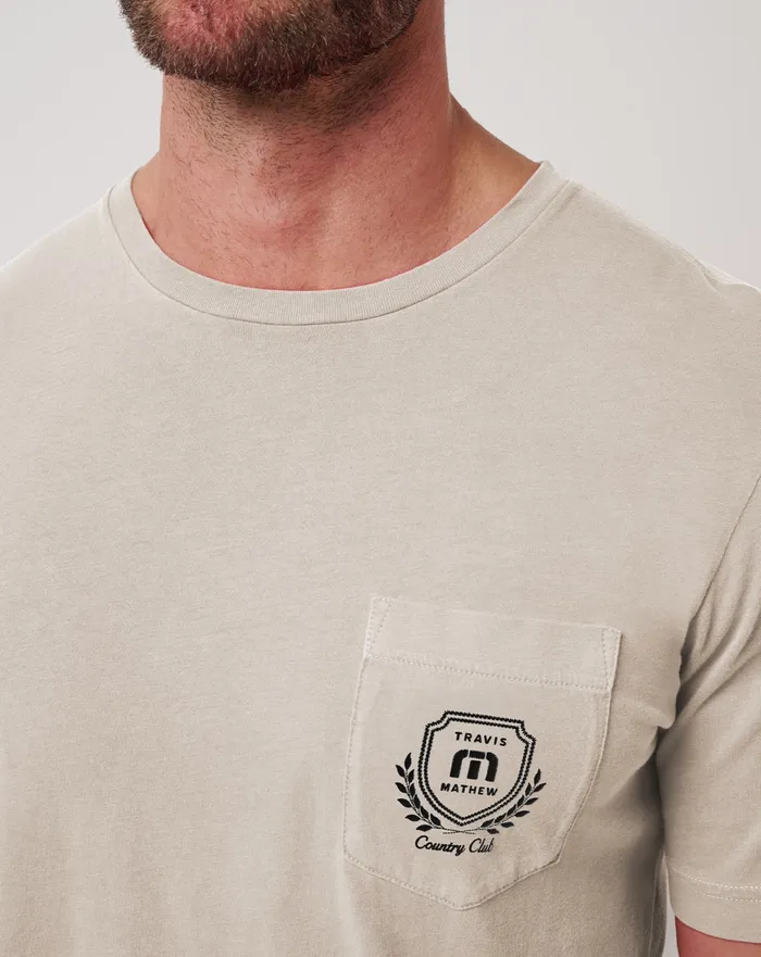 Men Tees TravisMathew LOCAL FAVORITE 20 TEE Italian Sand