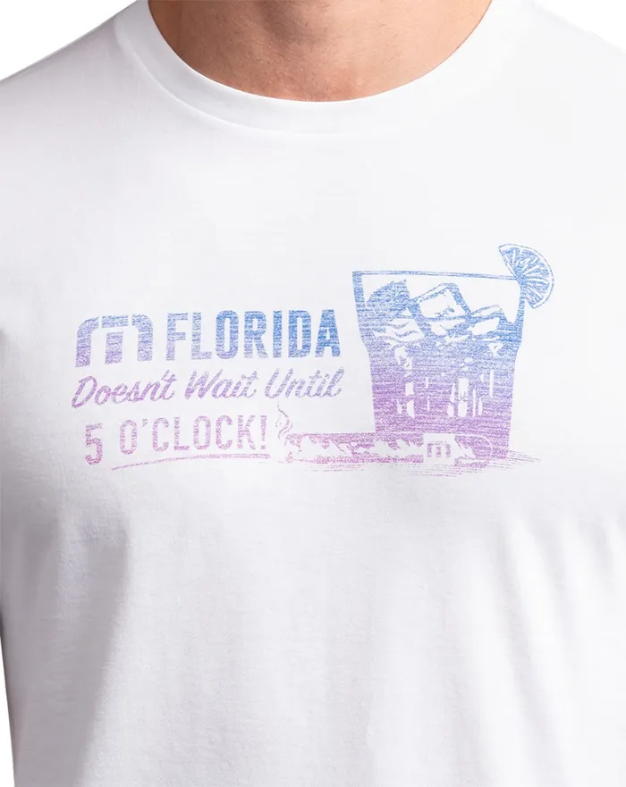 Men Tees TravisMathew SPRING BREAK TEE White