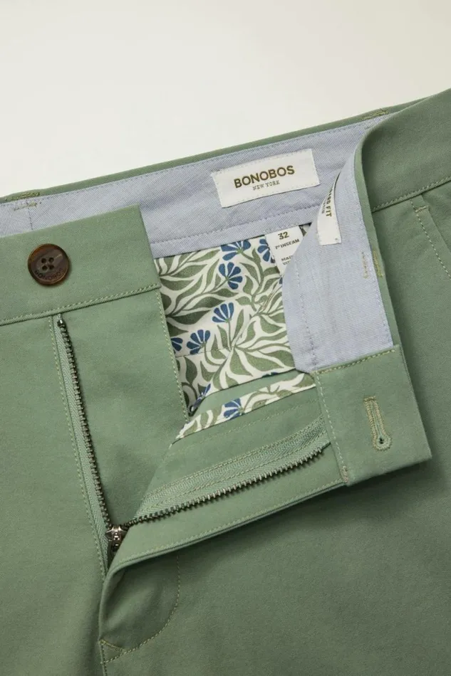 Men The Chino Short 20 Fern Green Bonobos Chino Shorts