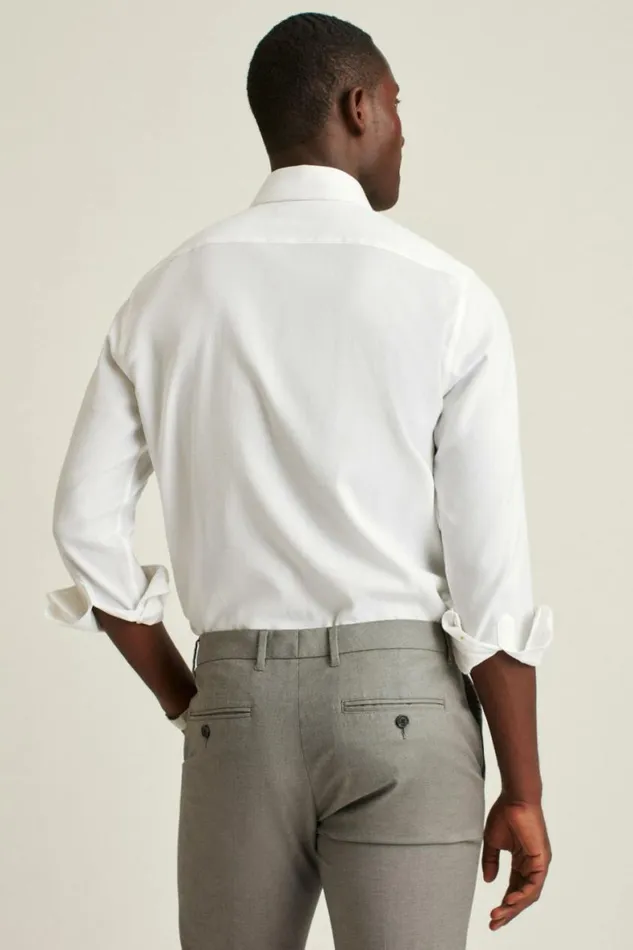 Men The Desk To Dinner Shirt White Texture Bonobos Business Casual Shirts
