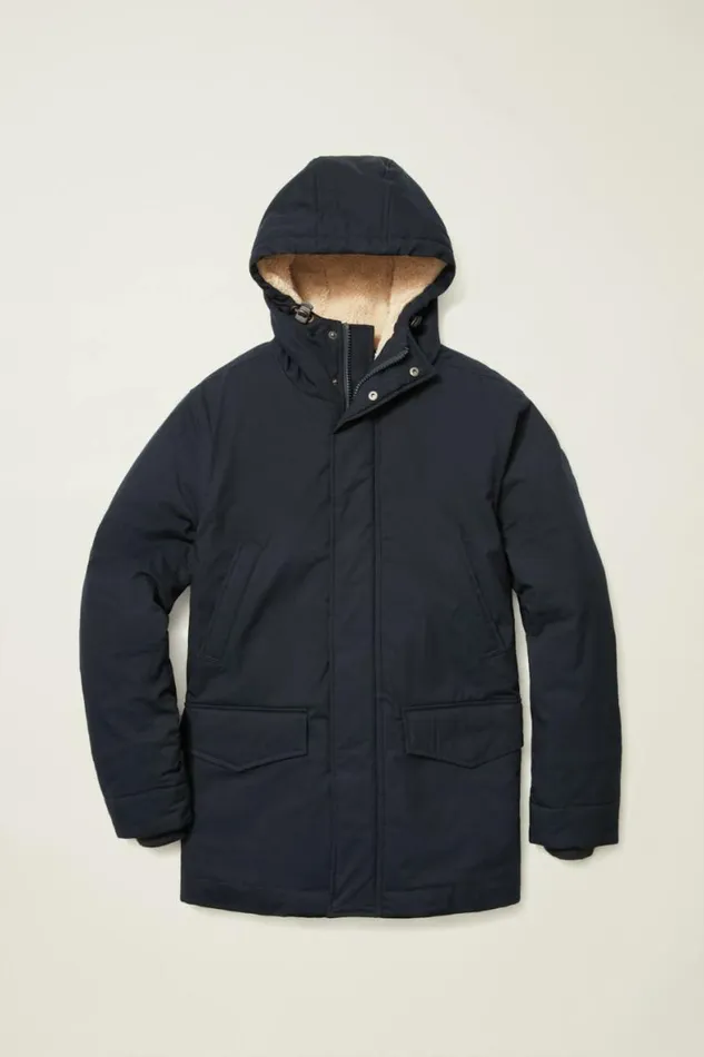 Men The Expedition Parka Navy Bonobos Jackets and Coats