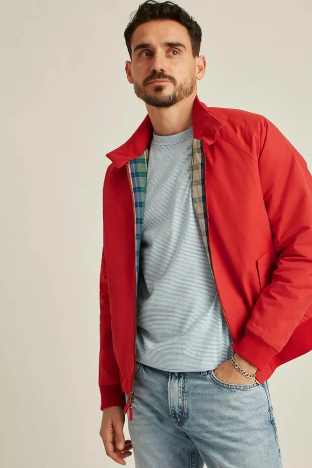 Men The Harrington Jacket Baked Apple Bonobos Jackets and Coats