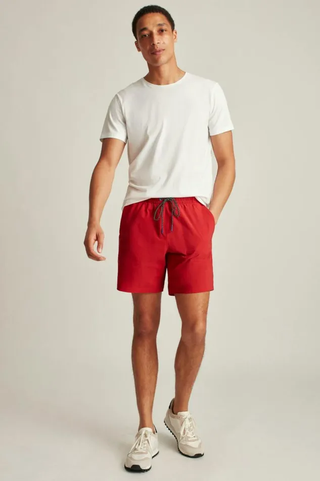 Men The Rec Short Urban Red Bonobos Casual Shorts