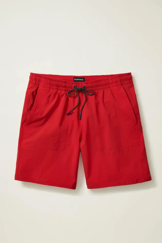 Men The Rec Short Urban Red Bonobos Casual Shorts