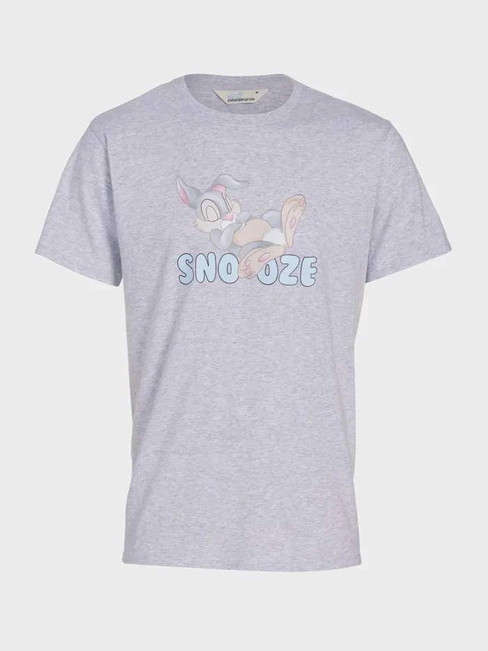 Men Thumper Tee Grey Marle Peter Alexander Tops