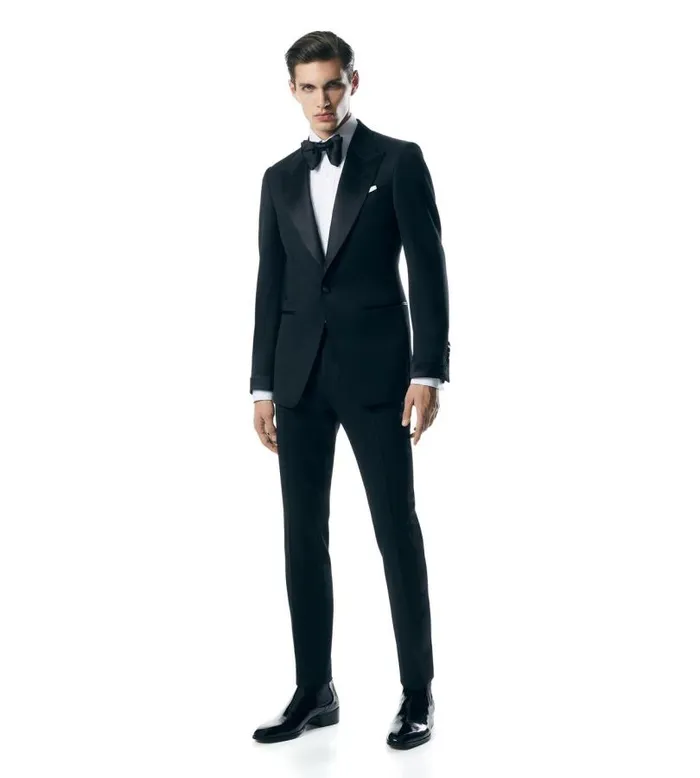 Men Ties and Bow Ties Tom Ford Satin Bow Tie Black