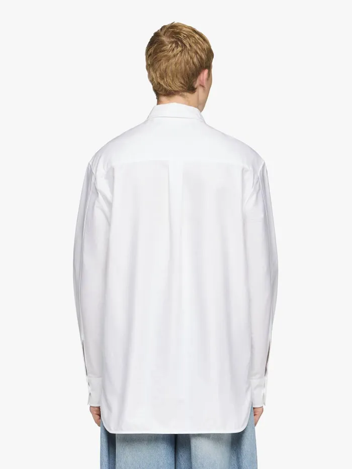 Men Tops and Shirts JW Anderson CLASSIC FIT OXFORD SHIRT White Men Tops and Shirts JW Anderson CLASSIC FIT OXFORD SHIRT White