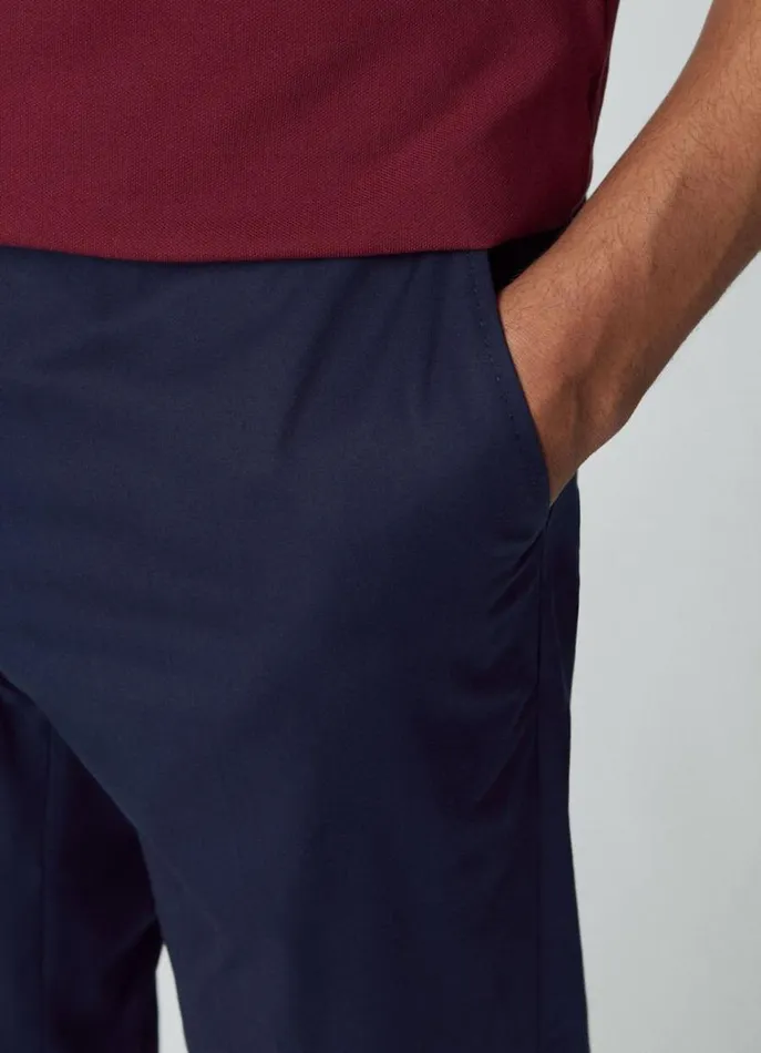 Men Trousers and Chinos Hackett London Classic Fit Sanderson Chinos Navy Blazer