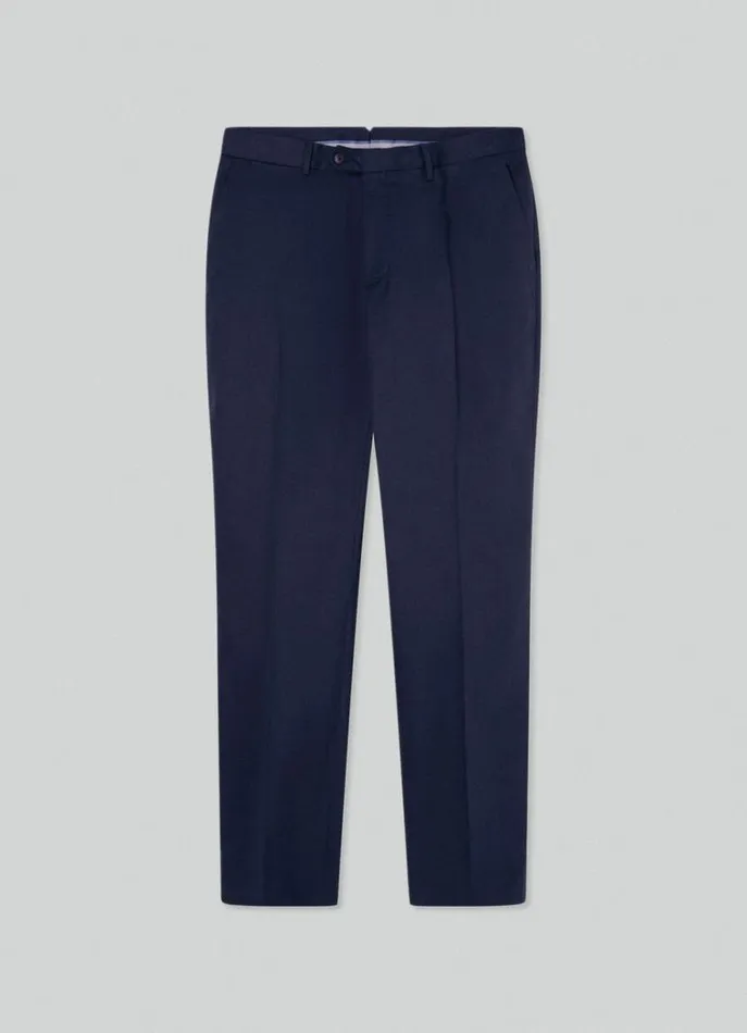 Men Trousers and Chinos Hackett London Classic Fit Sanderson Chinos Navy Blazer