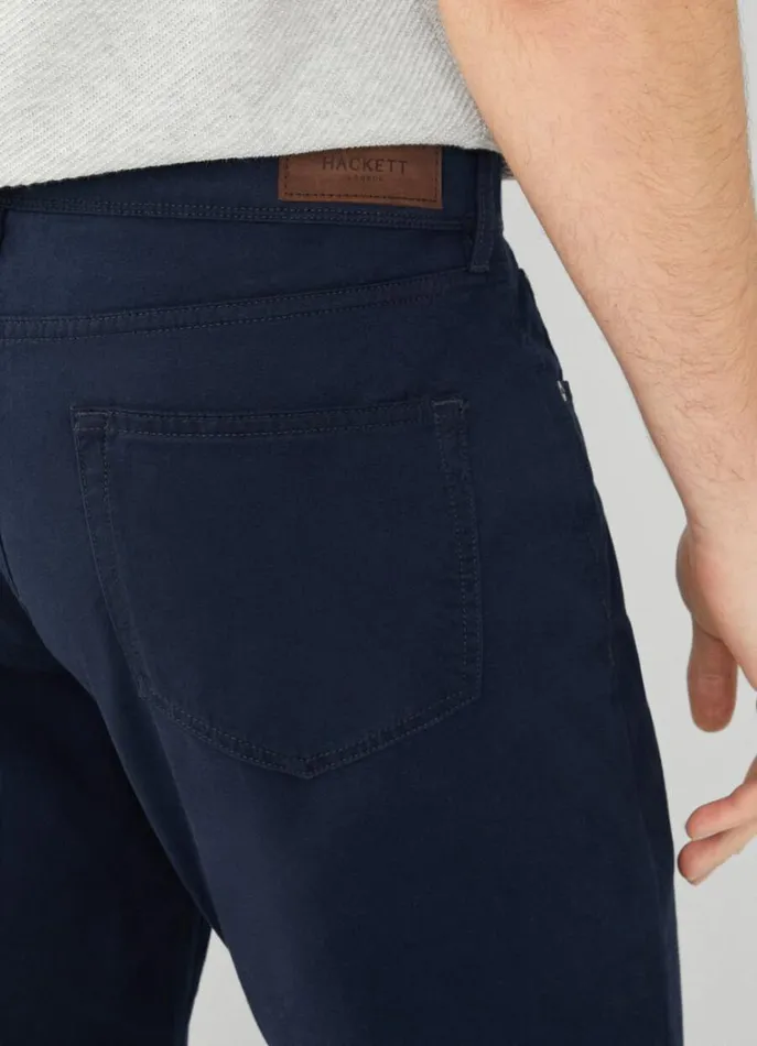 Men Trousers and Chinos Hackett London Regular Fit Trinity Trousers Navy Blazer