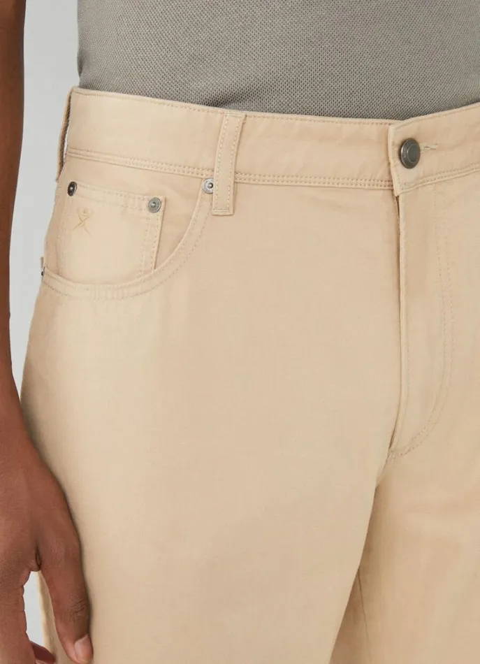 Men Trousers and Chinos Hackett London Regular Fit Trinity Trousers Oat